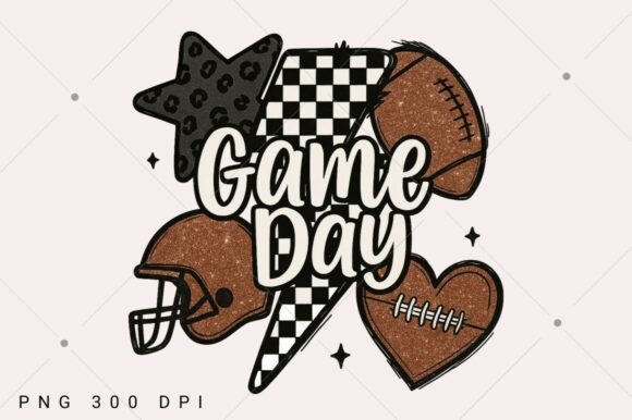 Download Glitter Football Png, Game Day Football - Football png Collection
