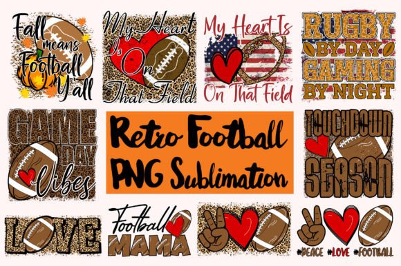 Download Retro Football PNG Sublimation Bundle - Premium Resources