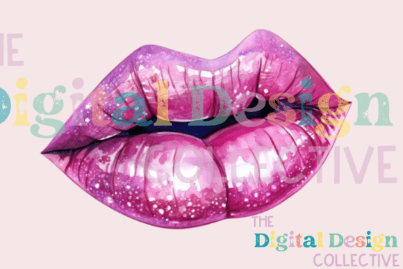 Download Glitter Lips Clipart Sublimation Png - Glitter lips clipart Collection