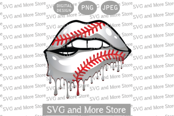 Download Baseball Lips, Dripping Lips, Sport Lips - Dripping lips Collection